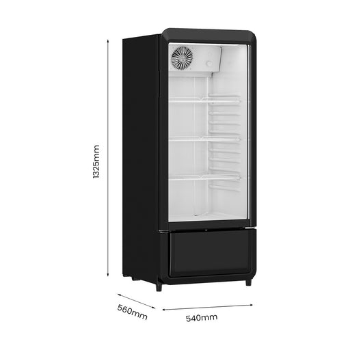 Thermaster Upright Glass Door Beverage Fridge - SDC-178B