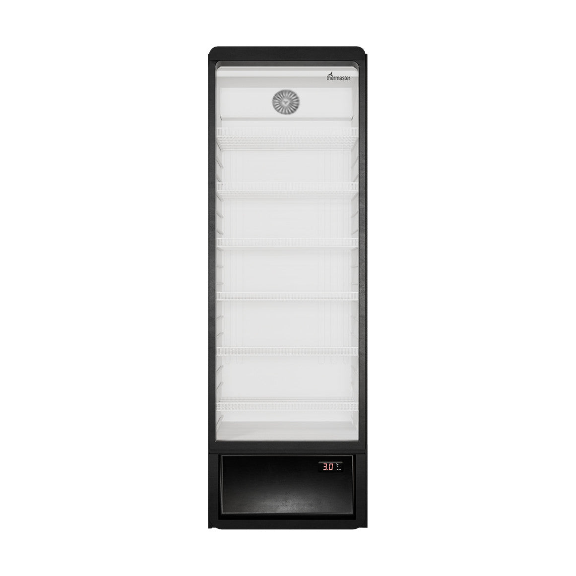 Thermaster Upright Glass Door Beverage Fridge - SDC-258B