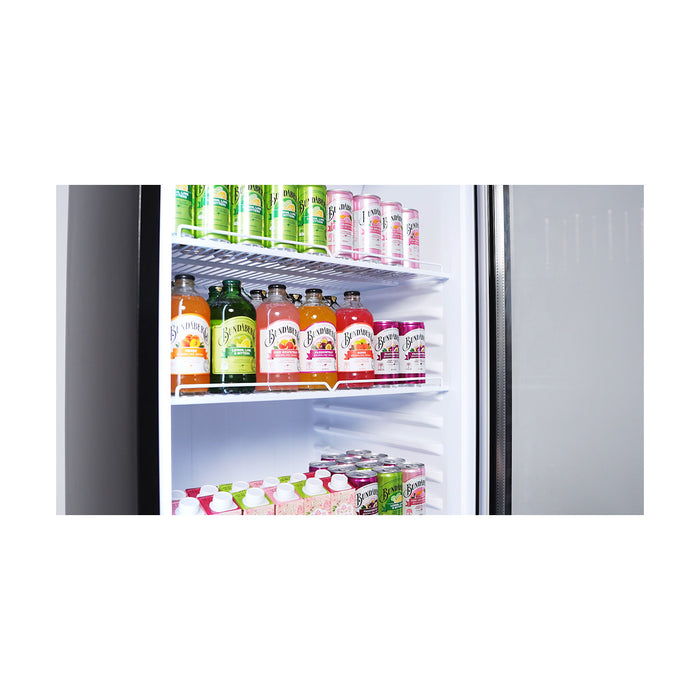 Thermaster Upright Glass Door Beverage Fridge - SDC-343B