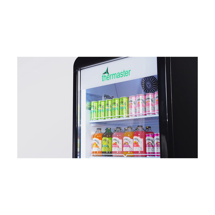 Thermaster Upright Glass Door Beverage Fridge - SDC-343B