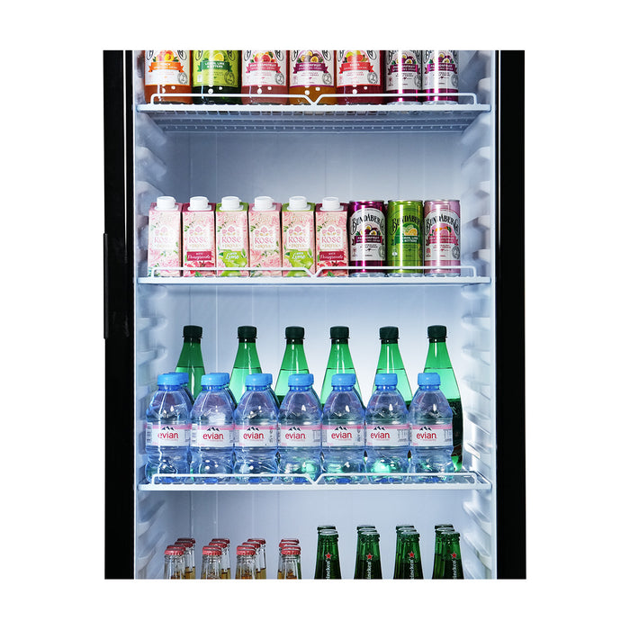Thermaster Upright Glass Door Beverage Fridge - SDC-343B