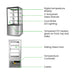 BONVUE Cake Display - SF820V