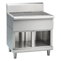 Waldorf 800 Series 900mm Solid Fuel Grill - 215mm Splashback Version - Cabinet Base - SF8900-CB