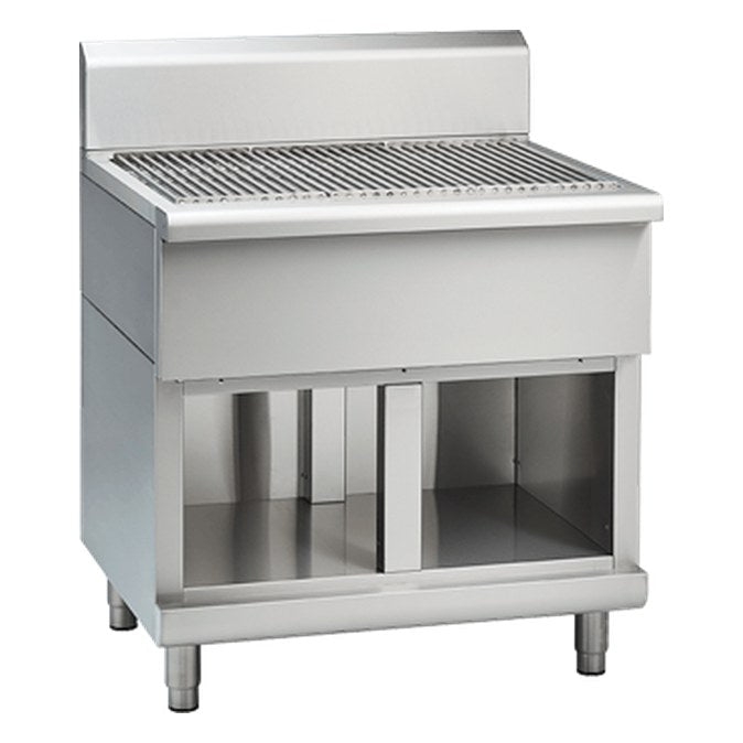 Waldorf 800 Series 900mm Solid Fuel Grill - 215mm Splashback Version - Cabinet Base - SF8900-CB