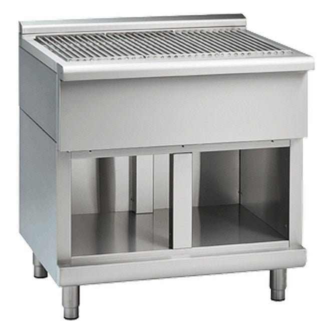 Waldorf 800 Series 900mm Solid Fuel Grill - Low Back Version - Cabinet Base - SFL8900-CB