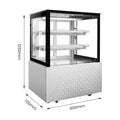 Bonvue Heated Food Display 3 Tier Sliding Doors 900mm - SG090FE-2XB