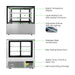 Bonvue Chilled Food Display 3 Tier 1200mm - SG120FA-2XB