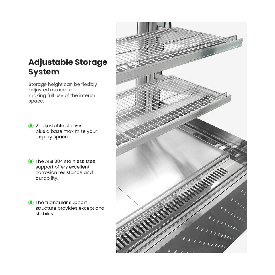 Bonvue Chilled Food Display 3 Tier 1200mm - SG120FA-2XB