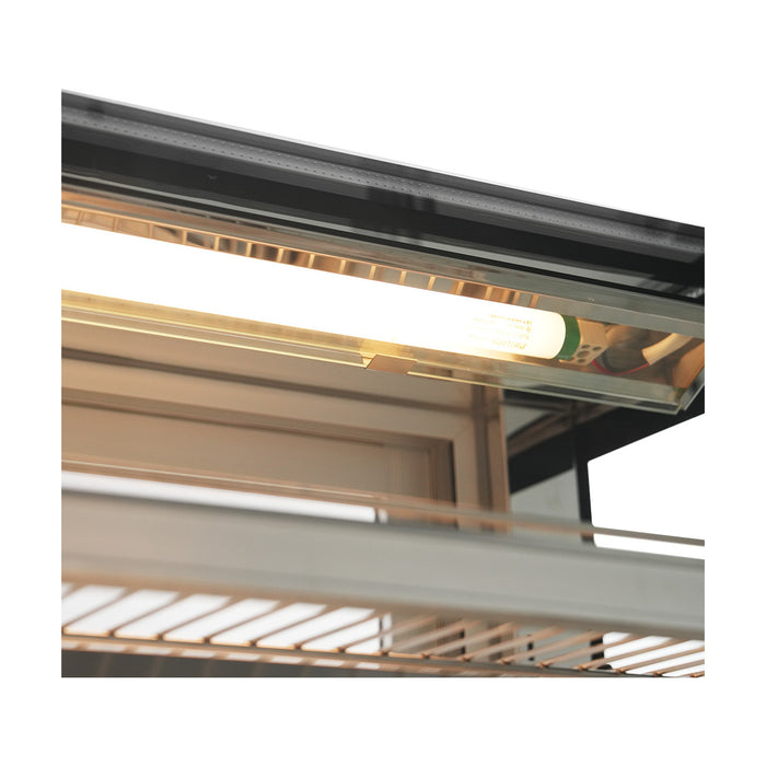 Bonvue Heated Food Display 3 Tier Sliding Doors 1200mm - SG120FE-2XB