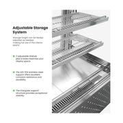 Bonvue Chilled Food Display 3 Tier 1500mm - SG150FA-2XB