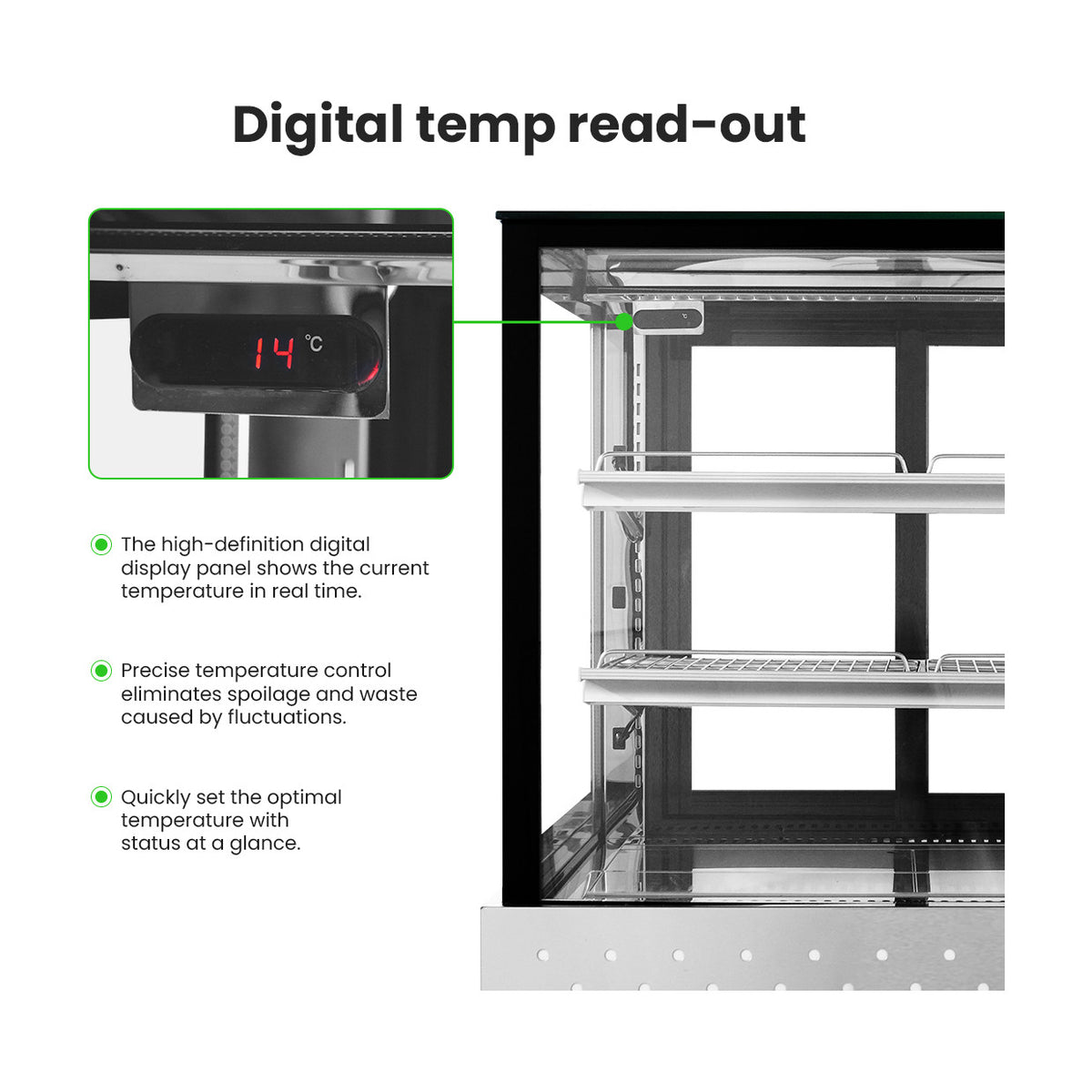 Bonvue Chilled Food Display 3 Tier 1500mm - SG150FA-2XB