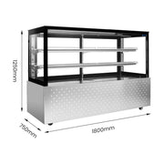 Bonvue Chilled Food Display 3 Tier 1800mm - SG180FA-2XB