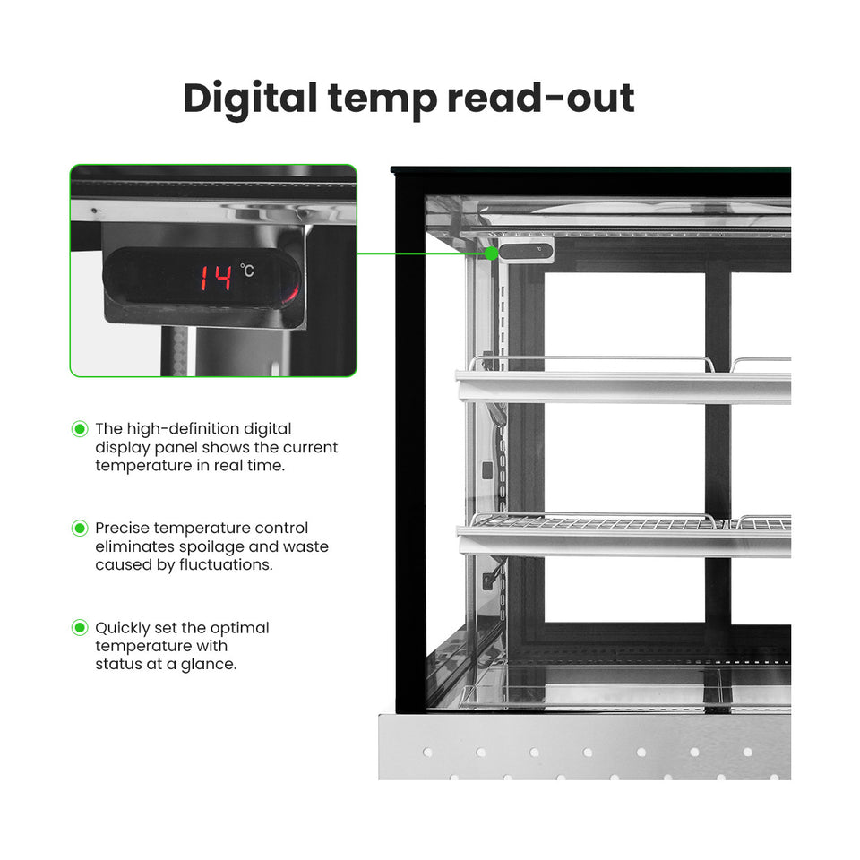 Bonvue Chilled Food Display 3 Tier 1800mm - SG180FA-2XB