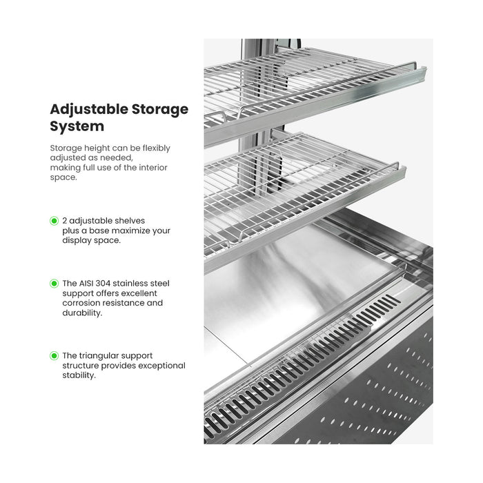 Bonvue Chilled Food Display 3 Tier 2000mm - SG200FA-2XB