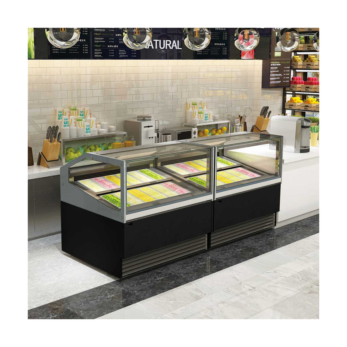 Bonvue Gelato / Ice Cream Display Showcase - SGD-12B