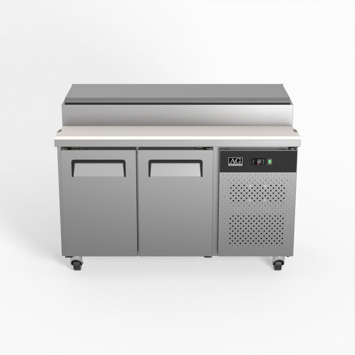 AG 2 Door Saladette Fridge – Fits 7 x 1/3 GN Trays 282L - SH2000-700