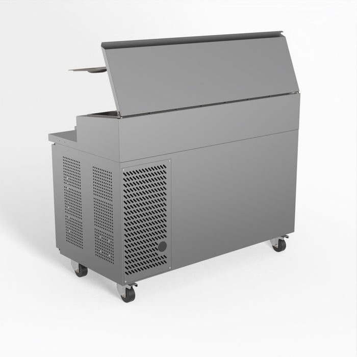 AG 2 Door Saladette Fridge – Fits 7 x 1/3 GN Trays 282L - SH2000-700