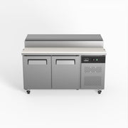 AG 2 Door Saladette Fridge - 8 x 1/3 GN Trays 390L - SH2000-800
