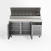 AG 2 Door Saladette Fridge - 8 x 1/3 GN Trays 390L - SH2000-800