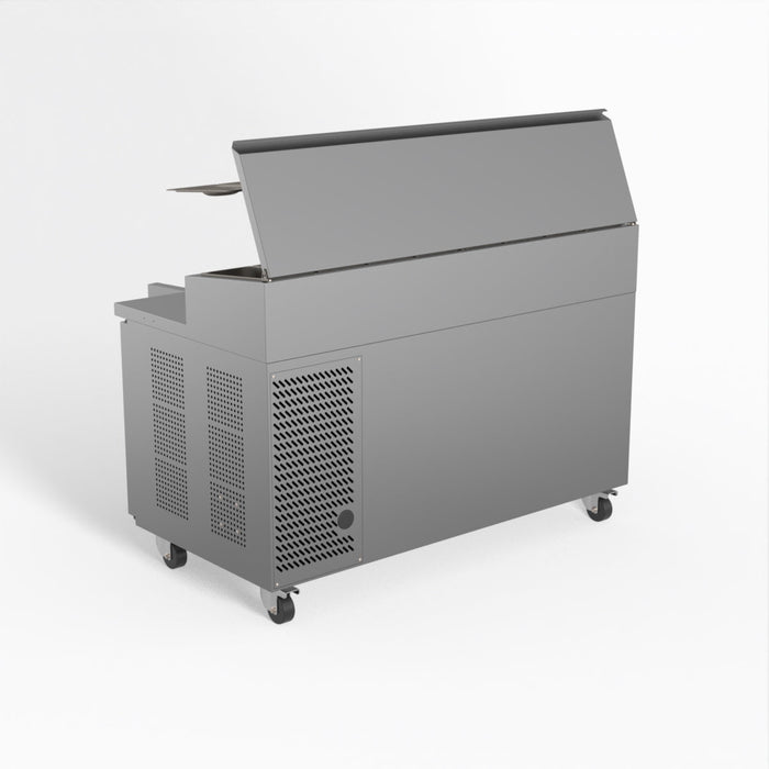 AG 2 Door Saladette Fridge - 8 x 1/3 GN Trays 390L - SH2000-800