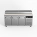 AG 3 Door Saladette Fridge – Fits 8 x 1/3 GN Trays 417L - SH3000-700