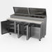 AG 3 Door Saladette Fridge – Fits 8 x 1/3 GN Trays 417L - SH3000-700