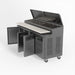 AG 3 Door Saladette Fridge – Fits 8 x 1/3 GN Trays 417L - SH3000-700