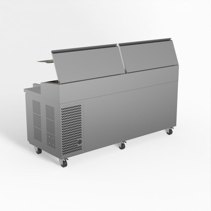 AG 3 Door Saladette Fridge - 10 x 1/3 GN Trays 580L - SH3000-800