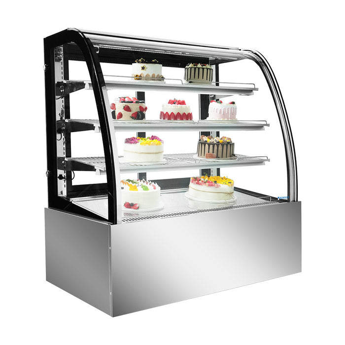 Bonvue Chilled Food Display Curved 4 Tier 1200mm - SL840
