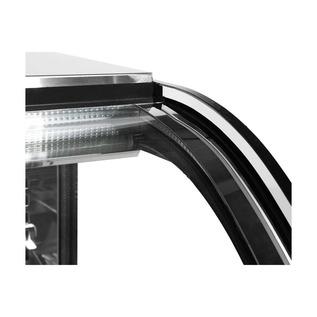 Bonvue Chilled Food Display Curved 4 Tier 1200mm - SL840