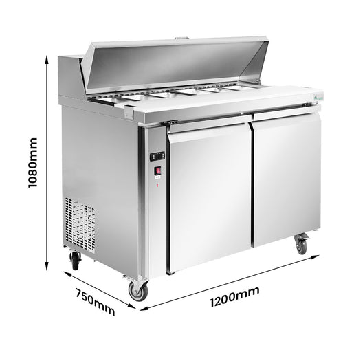 Thermaster Two Door Sandwich Bar - SLB120