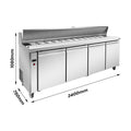 Thermaster Four Door Sandwich Bar - SLB240