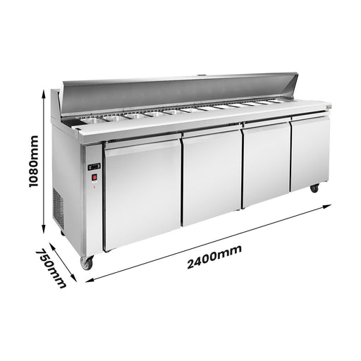Thermaster Four Door Sandwich Bar - SLB240