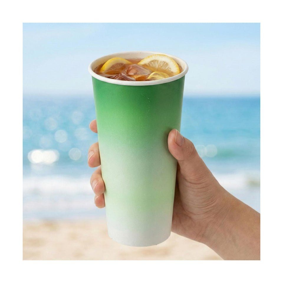 PakMax 22oz Single Layer Cold Paper Cup - SLCPC-90-22G