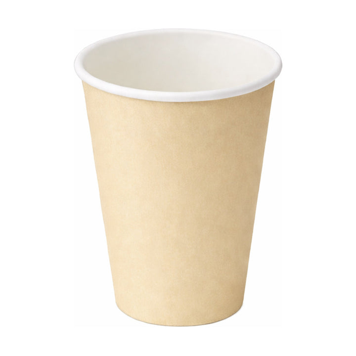 PakMax KRAFT 12oz Single Layer Hot Paper Cup - SLHPC-90-12K