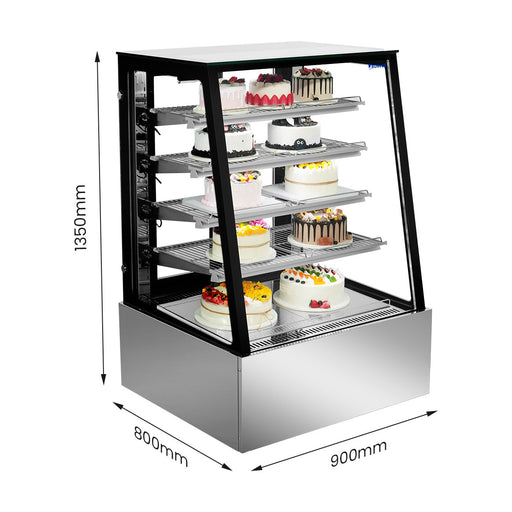 Bonvue Deluxe Chilled Display Cabinet 5 Tier 900mm - SLP830C
