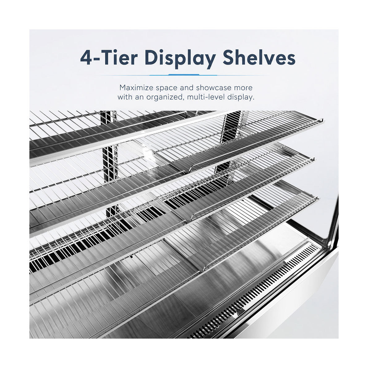 Bonvue Deluxe Chilled Display Cabinet 5 Tier 1500mm - SLP850C