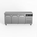 AG Commercial Three Door Worktop / Under Bench Fridge 600mm Depth 339L - SLX3100TN