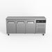 AG Commercial Three Door Worktop / Under Bench Fridge 600mm Depth 339L - SLX3100TN