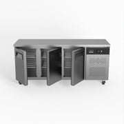 AG Commercial Three Door Worktop / Under Bench Fridge 600mm Depth 339L - SLX3100TN