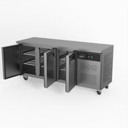 AG Commercial Three Door Worktop / Under Bench Fridge 600mm Depth 339L - SLX3100TN