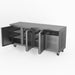 AG Commercial Three Door Worktop / Under Bench Fridge 600mm Depth 339L - SLX3100TN