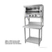 Gasmax Heavy Duty Salamander Bench with Shelf Braces - SMB-7-0900
