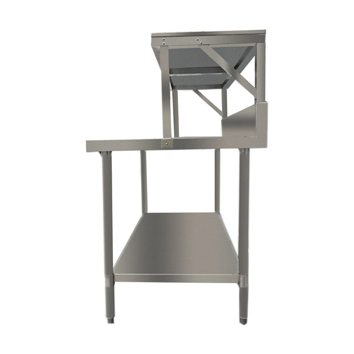 Gasmax Modular Heavy Duty Salamander Bench with Shelf Braces - SMB-8-1200