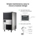 Blizzard Underbench Granular Ice Maker 60Kg - SN-068F