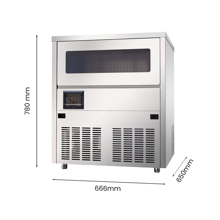 Blizzard Under Bench Ice Maker Air Cooled 100kg - SN-101B