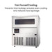 Blizzard Under Bench Ice Maker Air Cooled 100kg - SN-101B