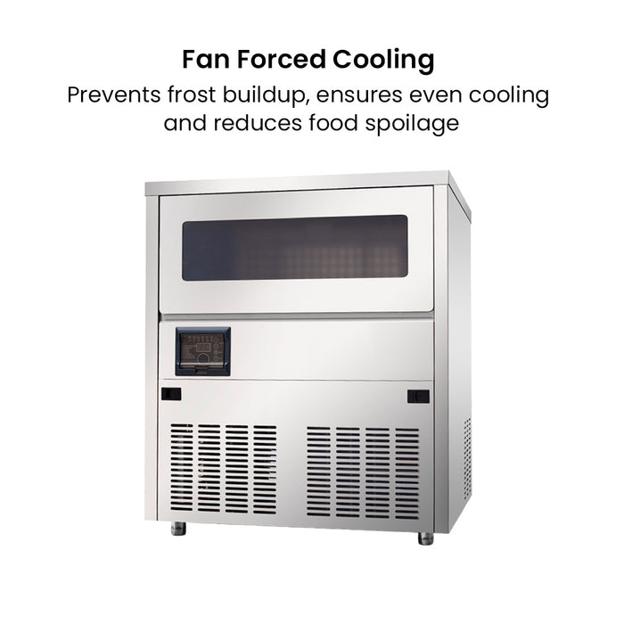 Blizzard Under Bench Ice Maker Air Cooled 100kg - SN-101B