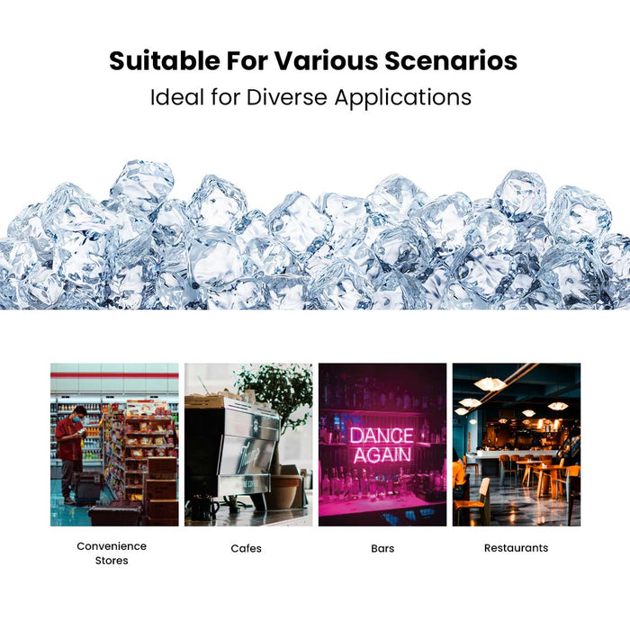 Blizzard Under Bench Ice Maker Air Cooled 100kg - SN-101B