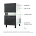 Blizzard Under Bench Ice Maker Air Cooled 55kg - SN-120P